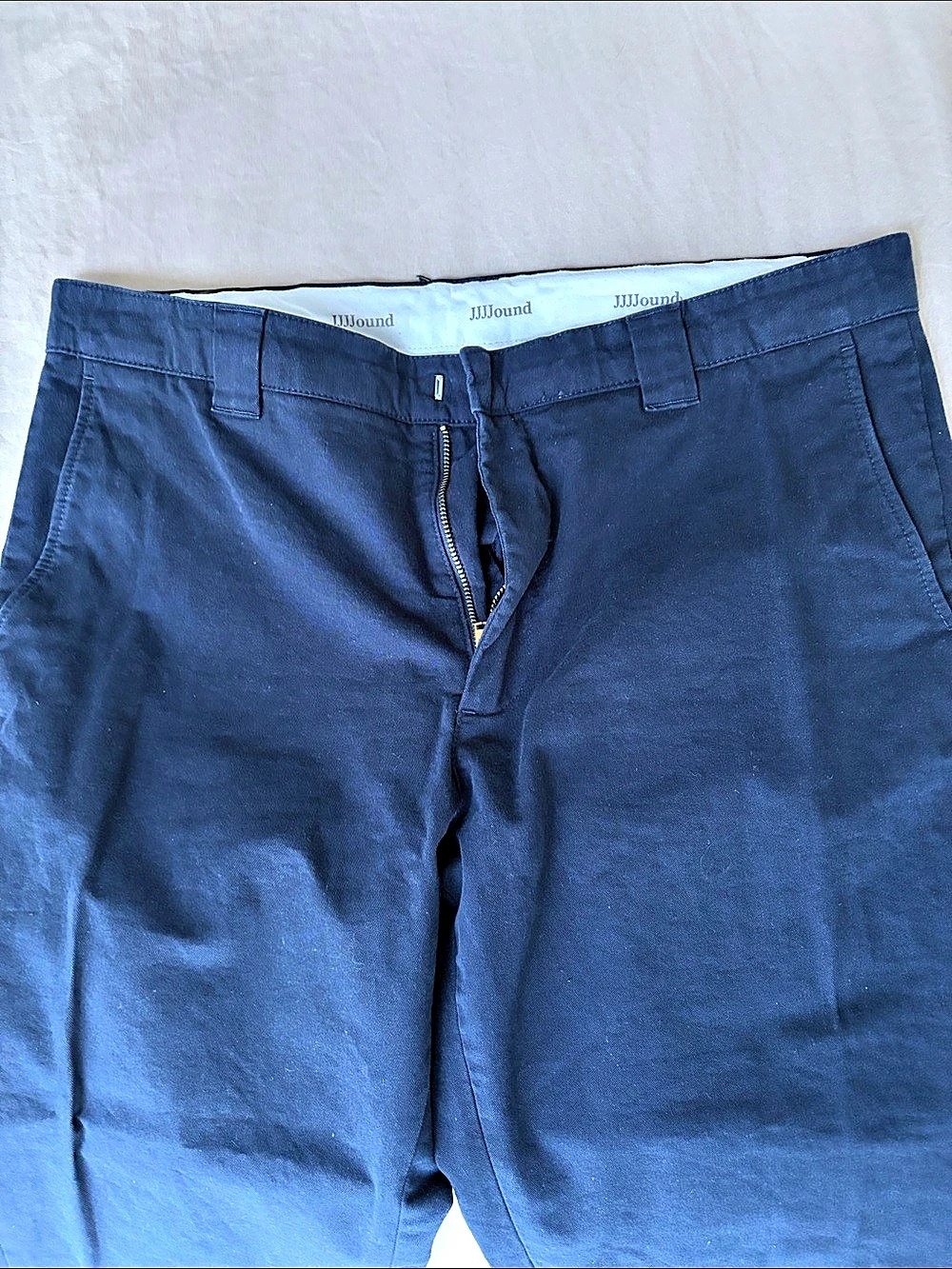JJJJound Men's Navy Cotton Chinos Waist 32